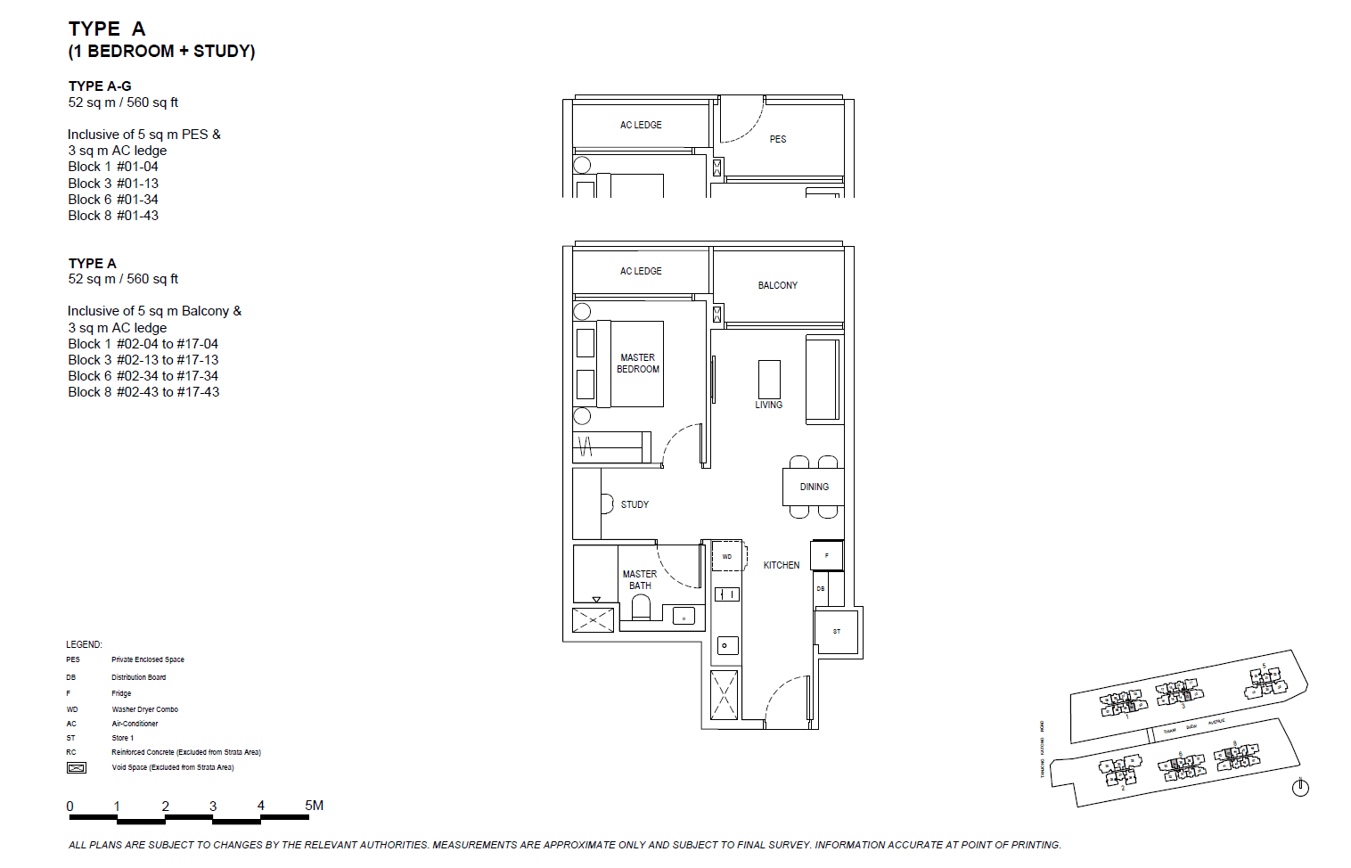 1 Bedroom Floor Plan
